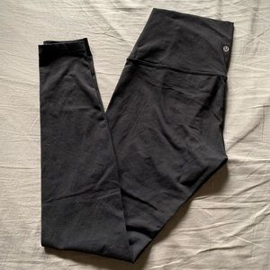 Lululemon Black High Waisted Wunderunder Leggings
